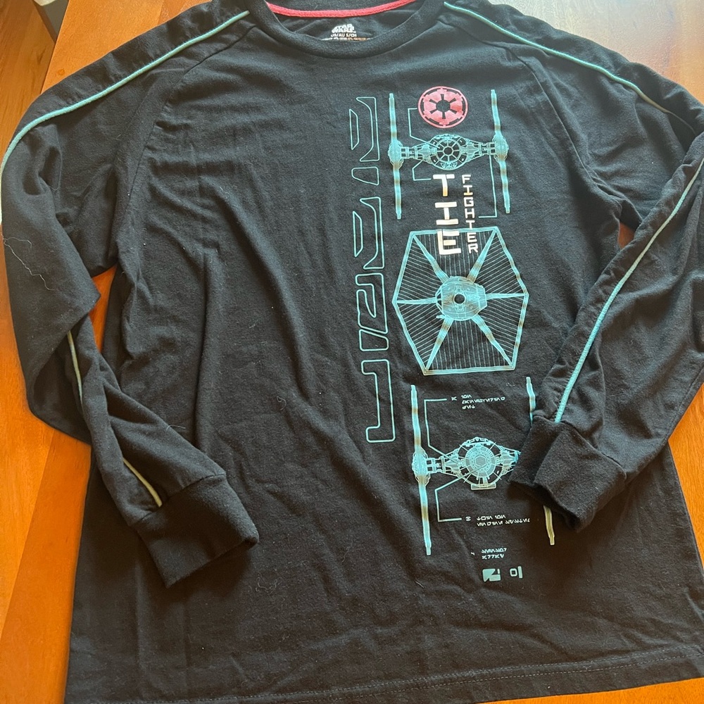 Star Wars Black and Blue Long Sleeve Tee